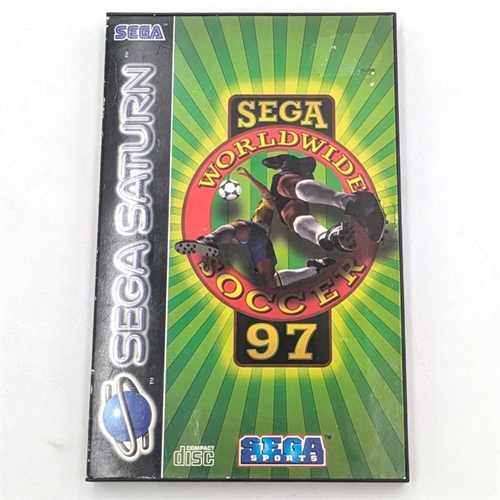 SEGA Worldwide Soccer 97 - Komplet I Æske - Sega Saturn Spil (B Grade) (Genbrug)